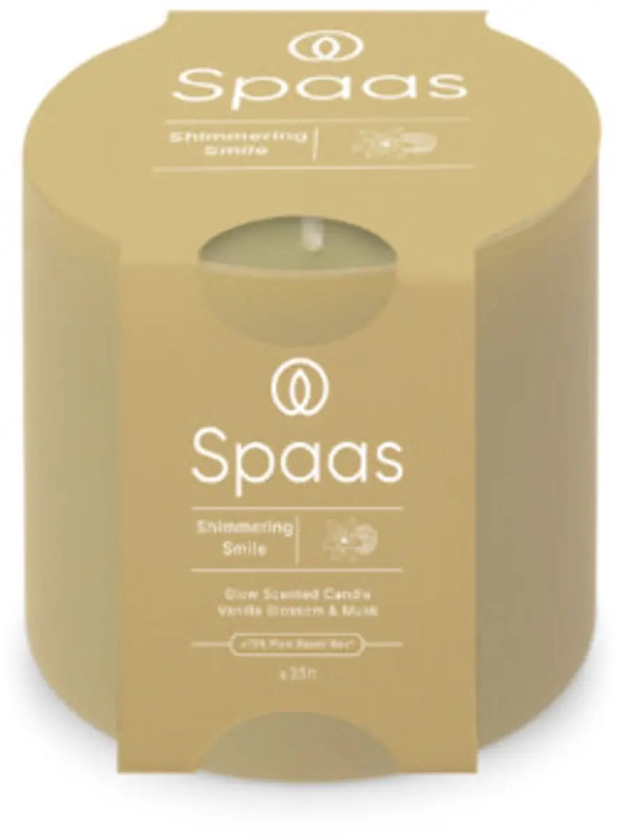 Spaas Glow Geurkaars Appel en Kaneel