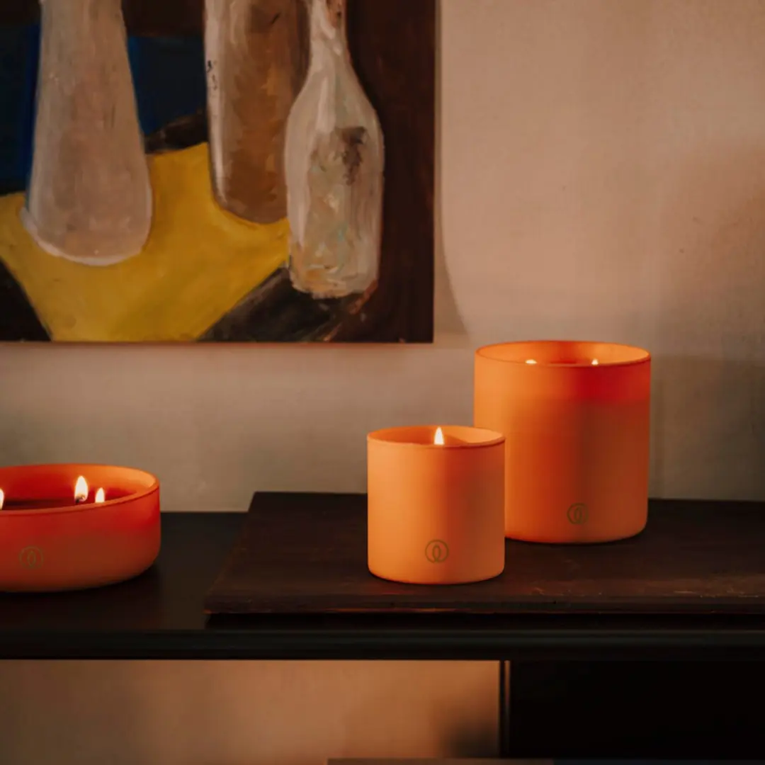 Spaas Glow Geurkaars Kokosmelk en Vijgenblad - 6x - afbeelding 3 van 4