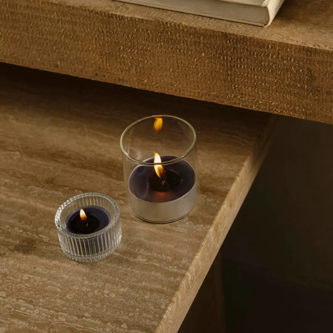Spaas Geurtheelichten Lavendel en Oranjebloesem - 10x24 stuks - afbeelding 2 van 3
