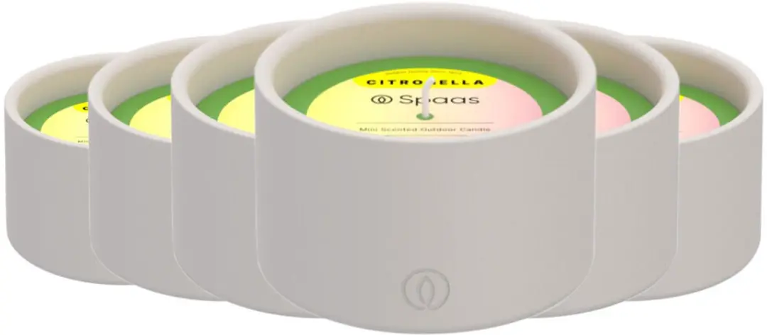Spaas Mini Citronella Buitenkaars ± 15u