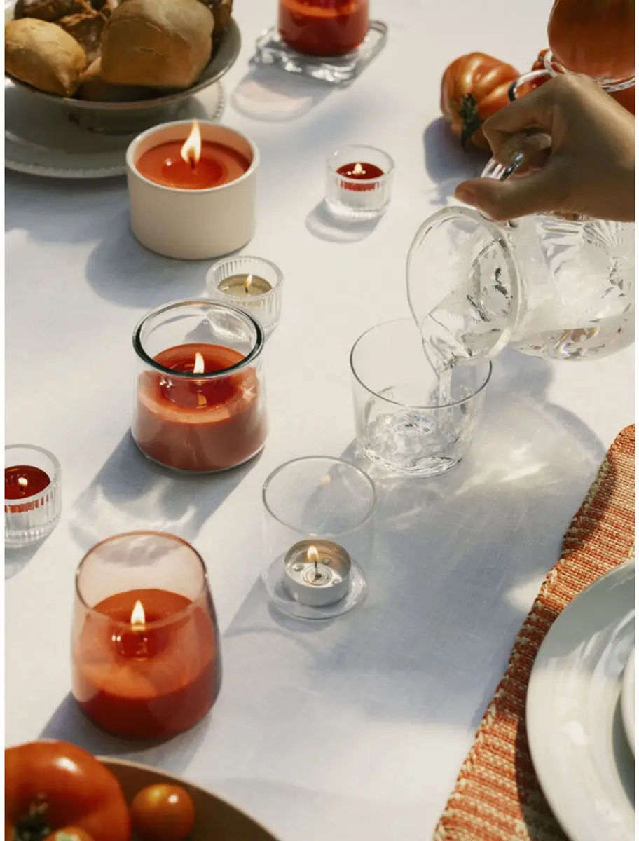 Spaas Mini Citronella Buitenkaars Rood - afbeelding 2 van 5