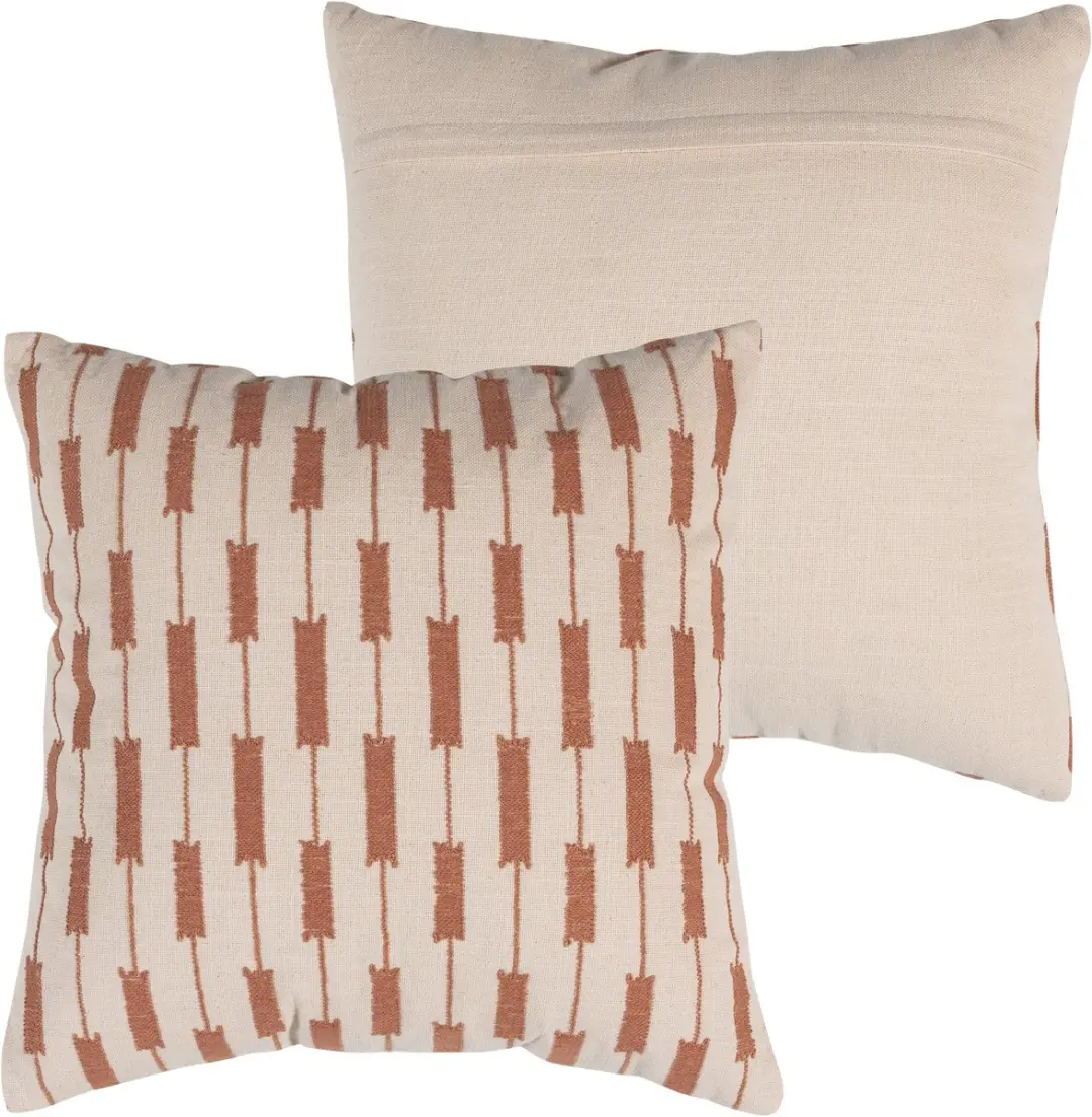 WOOOD Zena Kussens Katoen 50x50cm - Set van 4 - afbeelding 3 van 6