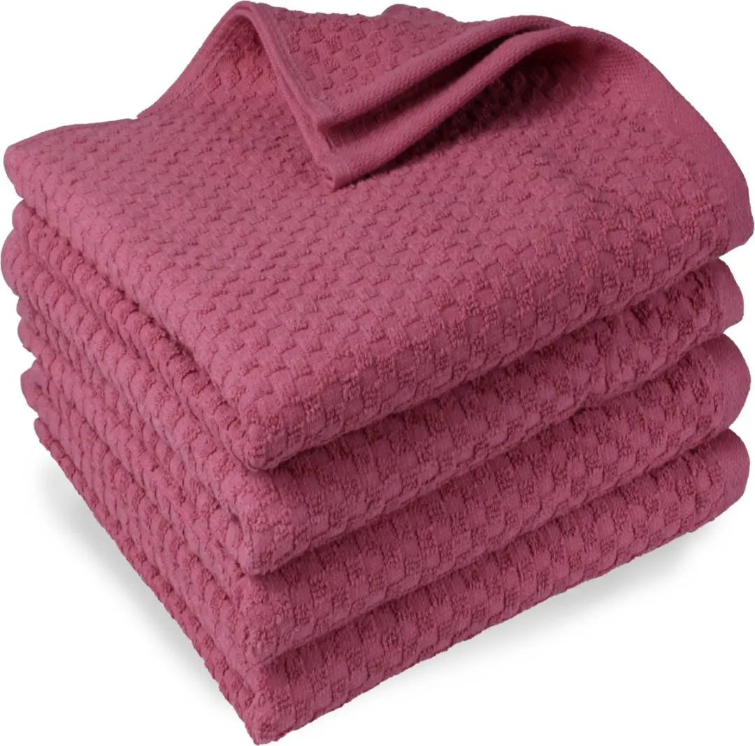 DoubleDry Handdoek Popcorn Weave