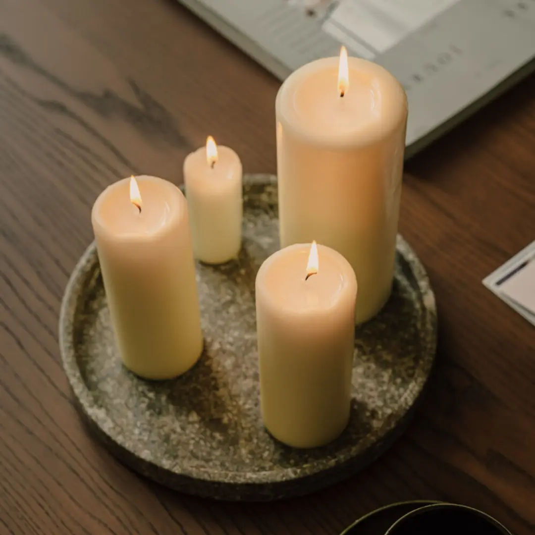 Spaas Cilinderkaars Wit 60/150mm - 45 branduren - 6x - afbeelding 3 van 3