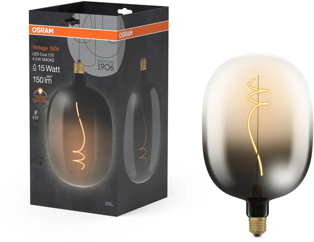 Osram Vintage 1906 Big Oval LED - 4,5W 150lm E27 Warmwit