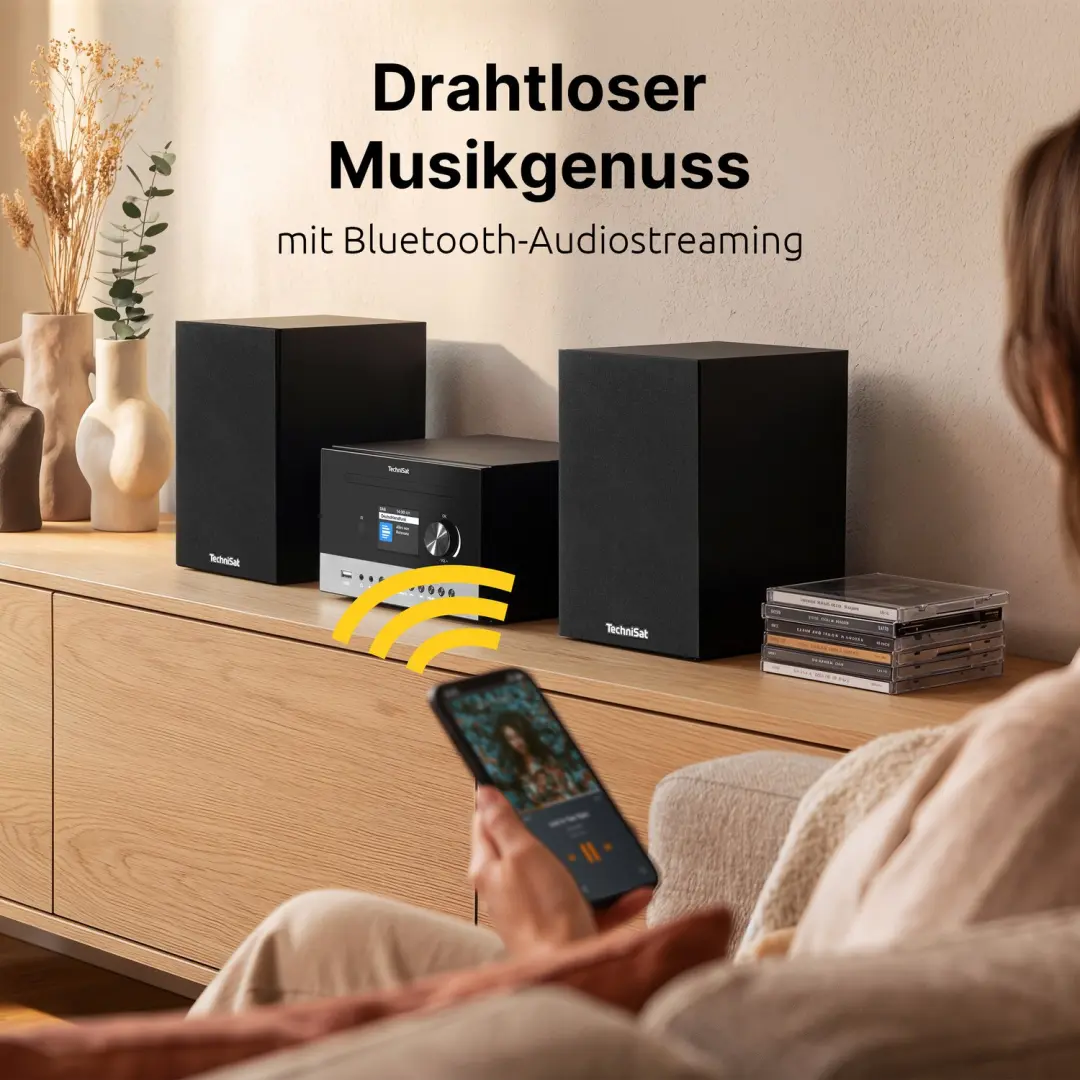 TechniSat VIOLA 700 CD IR Hifi-installatie - 40W - Zwart - afbeelding 6 van 6