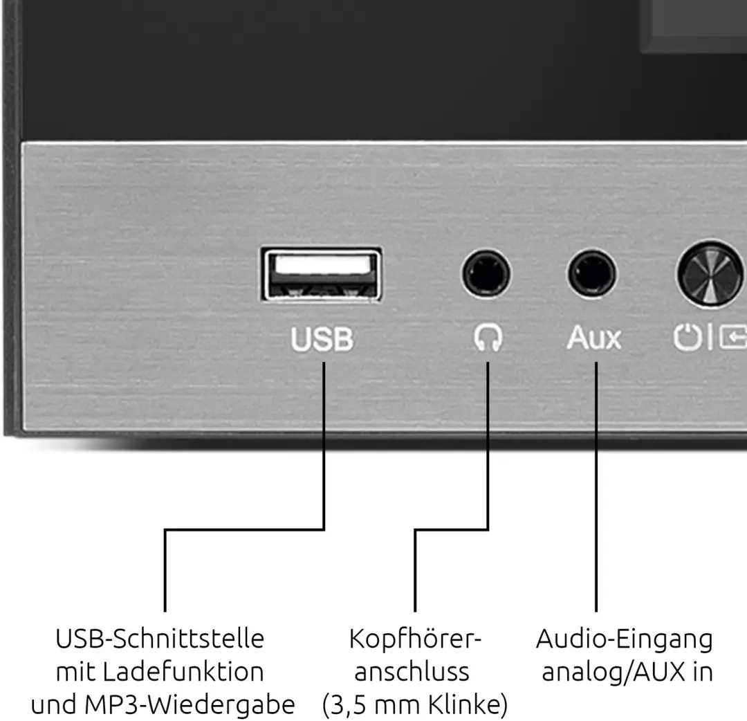 TechniSat VIOLA 700 CD IR Hifi-installatie - 40W - Zwart - afbeelding 4 van 6