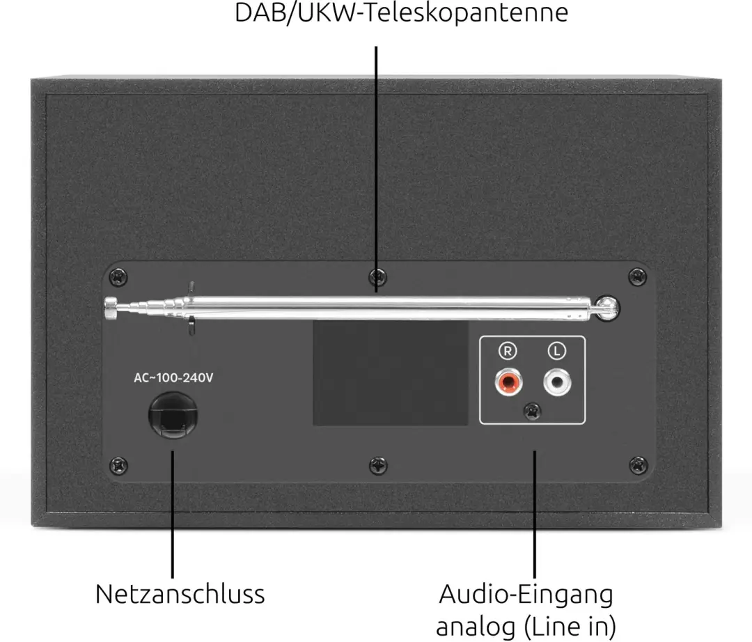 TechniSat VIOLA 700 CD IR Hifi-installatie - 40W - Zwart - afbeelding 2 van 6