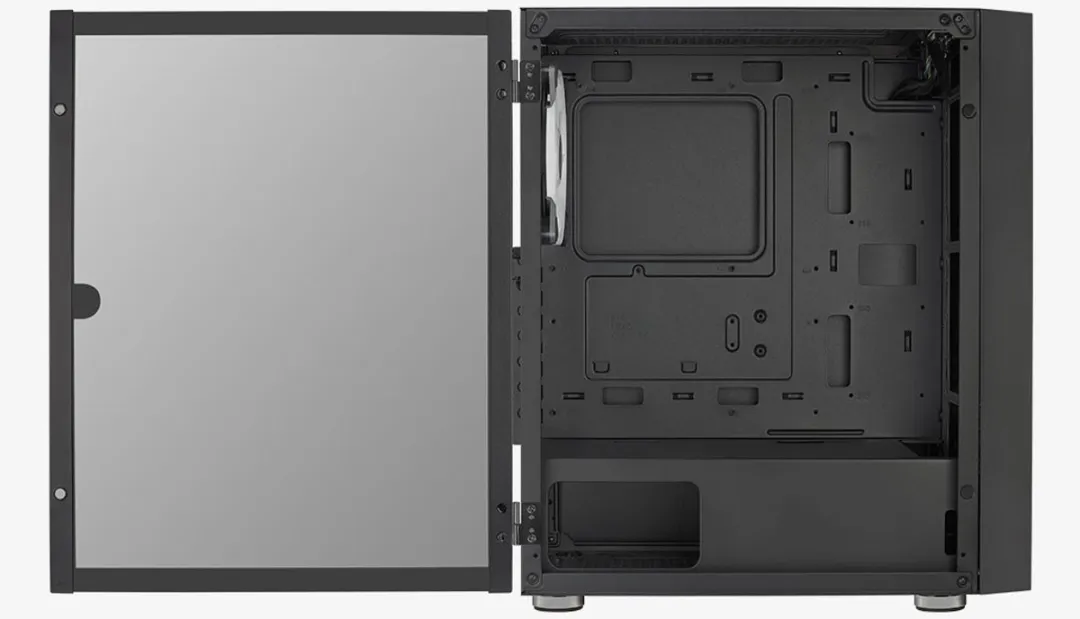 Aerocool Graphite G BK v2 Midi Tower - 4x ARGB Fans - ATX/Micro-ATX - Zwart