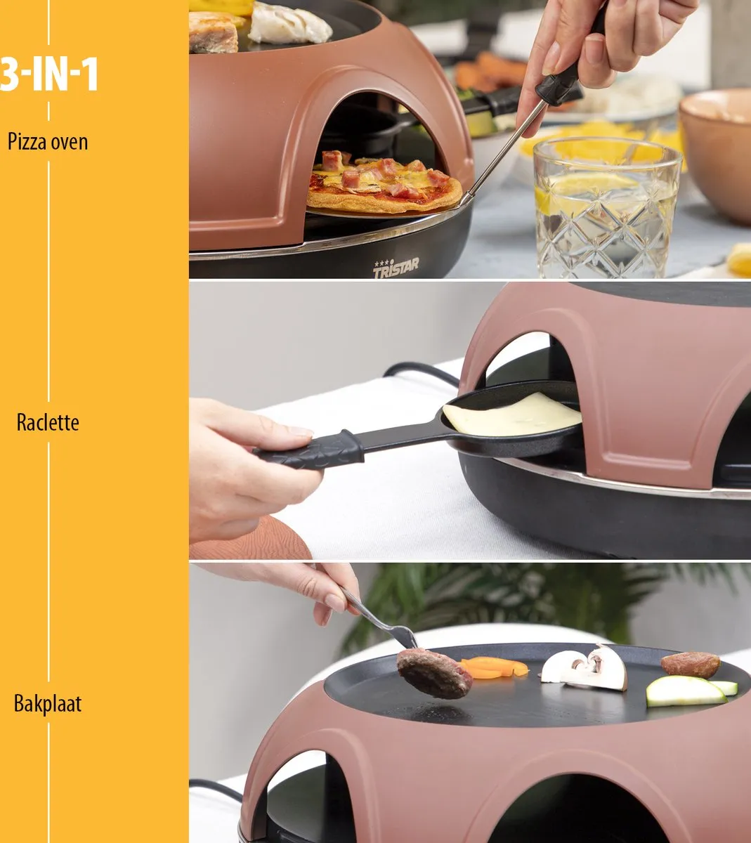 Tristar PZ-9160 Pizza Festa Gourmet - 1800W