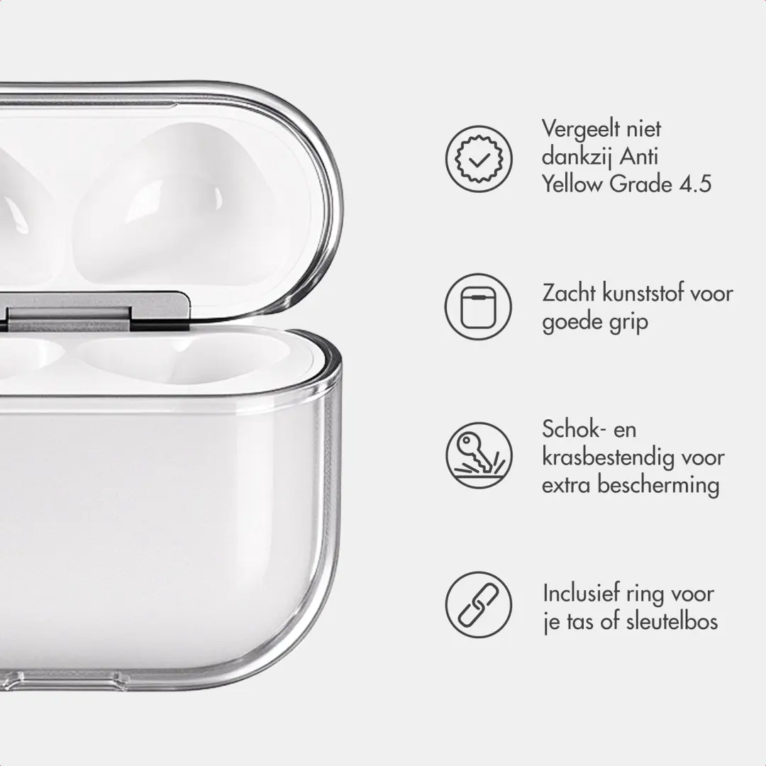 imoshion Clear Softcase Hoesje AirPods 3 - Smokey Black - afbeelding 2 van 6