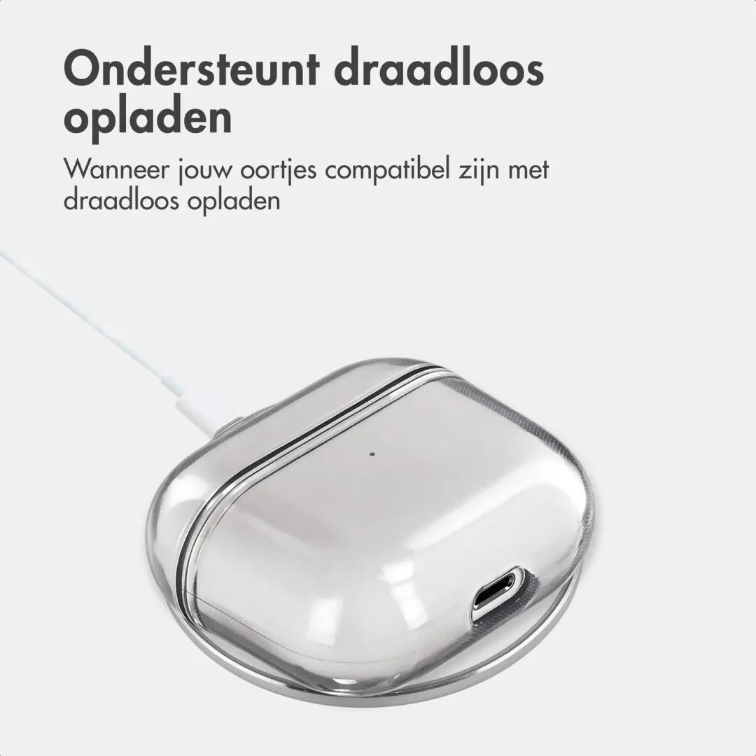 imoshion Clear Softcase Hoesje AirPods 3 - Smokey Black - afbeelding 5 van 6