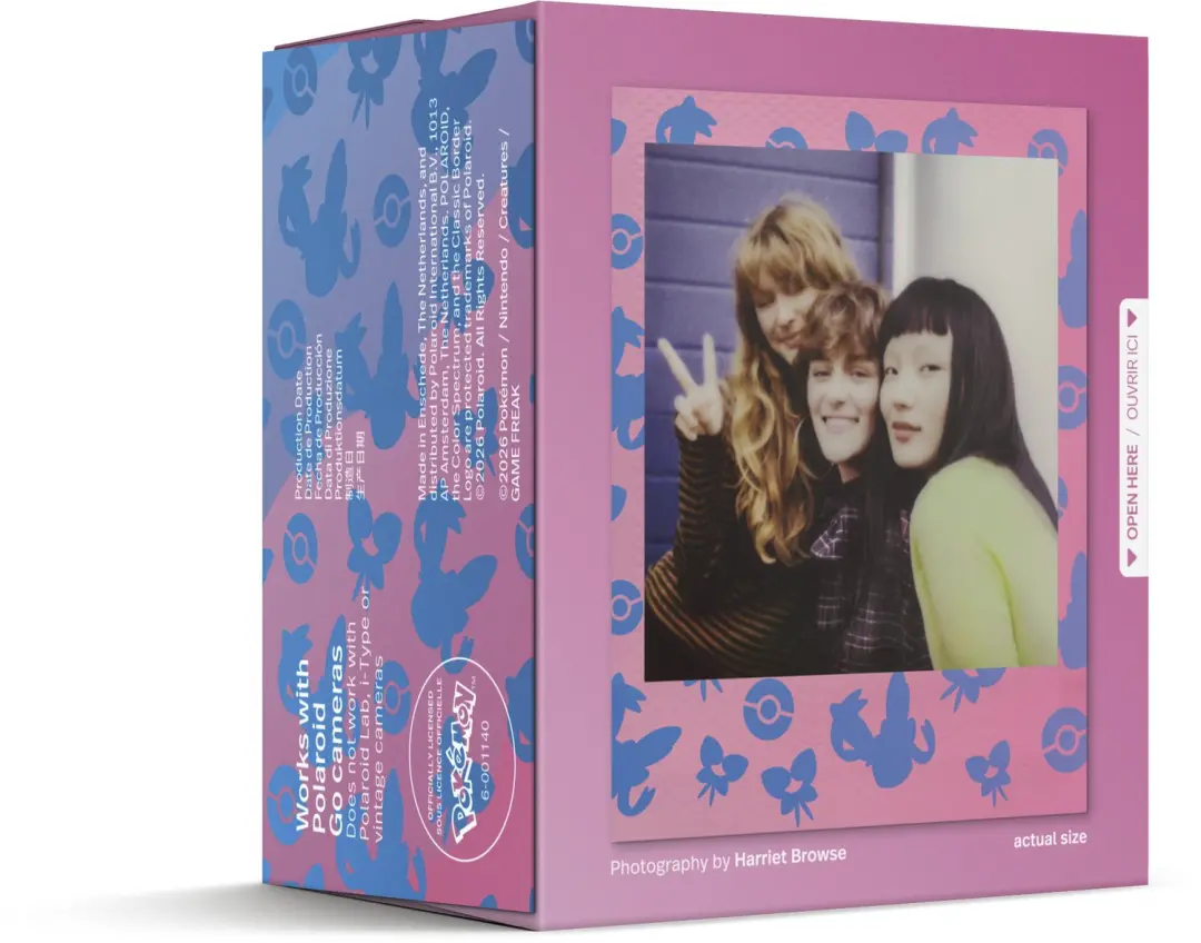 Polaroid Go Color Film Pokémon Sylveon Edition - Double Pack - 16 films - afbeelding 3 van 3