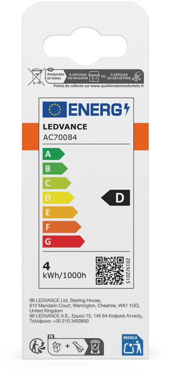 Osram LED Kaarslamp B40 Filament 3,4W E27 - 470lm 4000K Mat