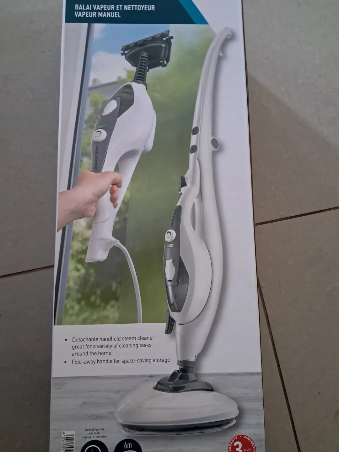 Silvercrest Stoomzwabber en handstoomreiniger