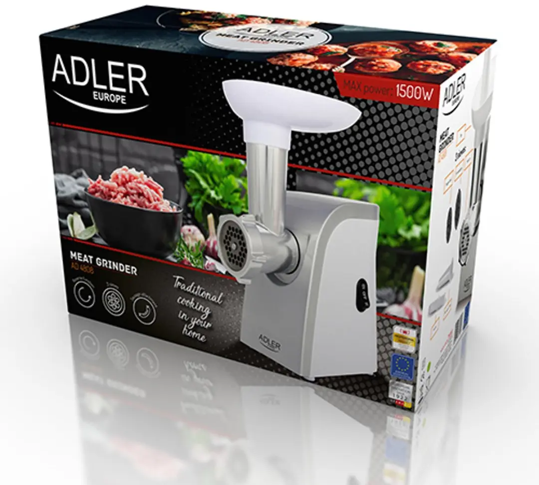 Adler AD 4808 Vleesmolen - 350W - Wit - afbeelding 2 van 6