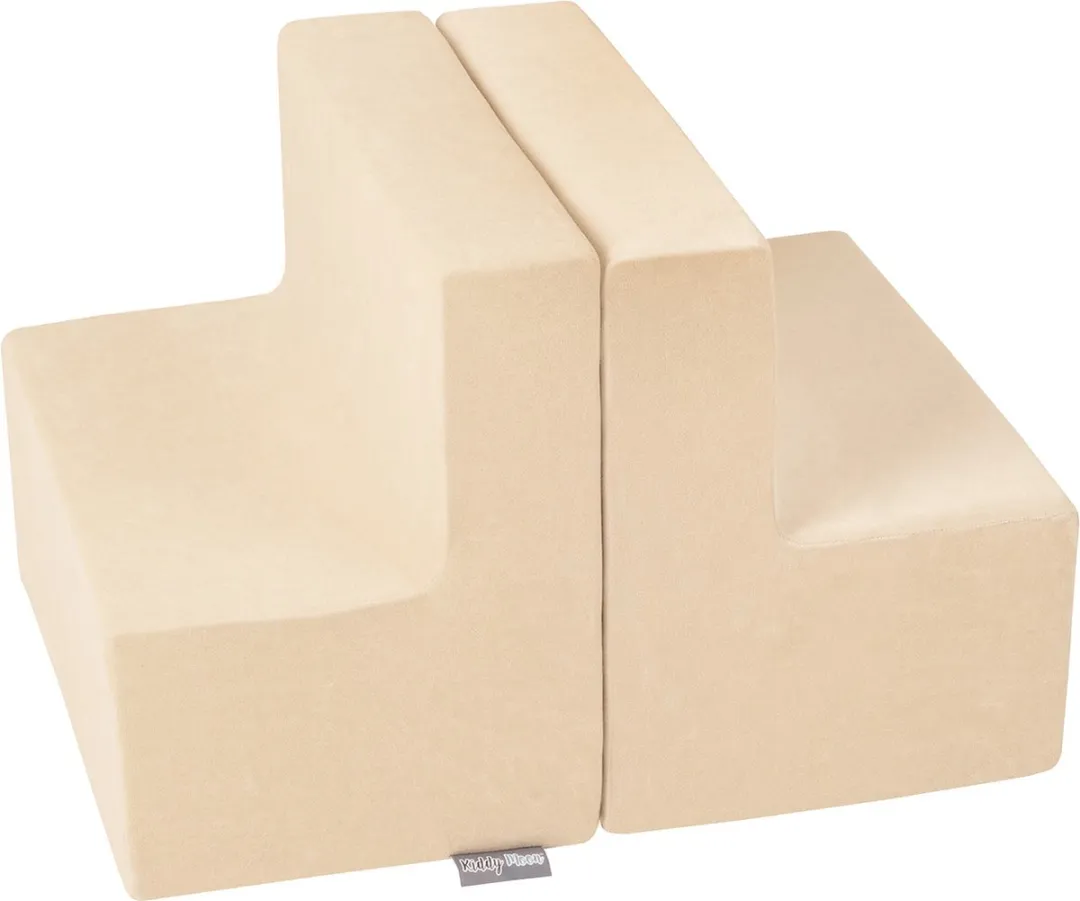 KiddyMoon Speeltuin Ballenbad Fluweel 564267 - Zandbeige