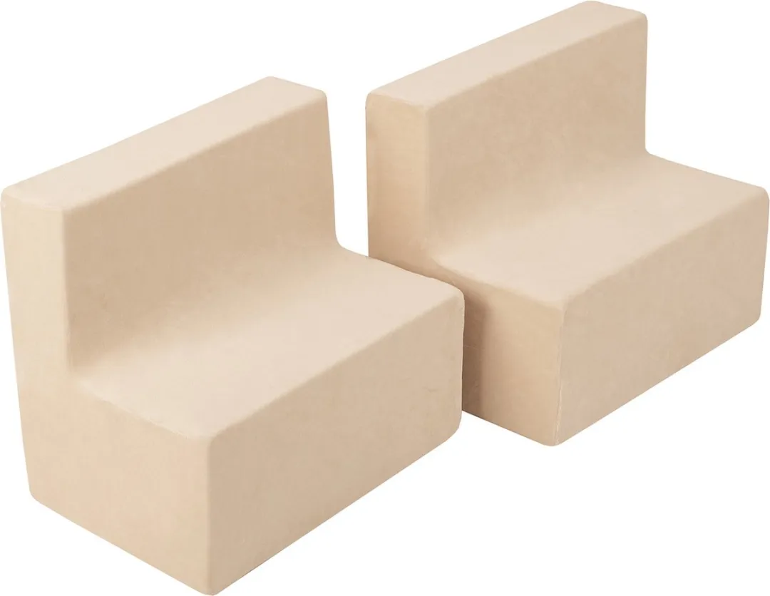 KiddyMoon Speeltuin Ballenbad Fluweel 564267 - Zandbeige