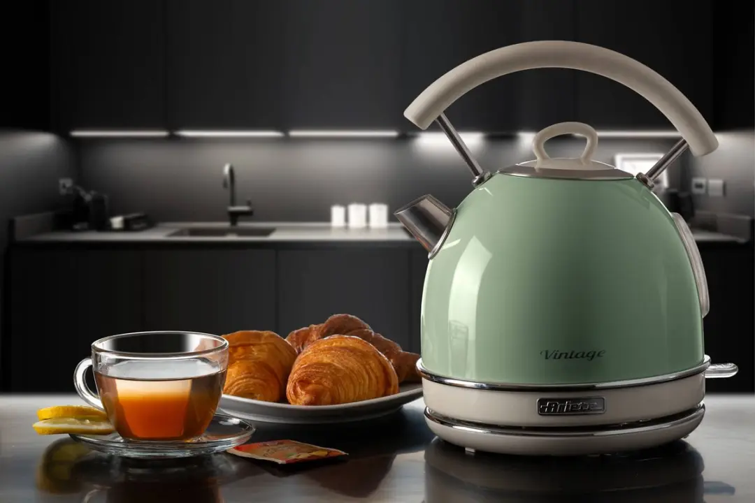 Ariete Vintage Waterkoker 2877/04 - 2000W - 1.7L - Groen - afbeelding 3 van 6