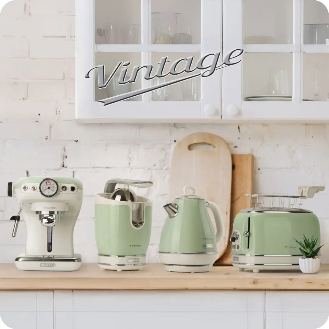 Ariete Vintage Waterkoker 2877/04 - 2000W - 1.7L - Groen - afbeelding 2 van 6
