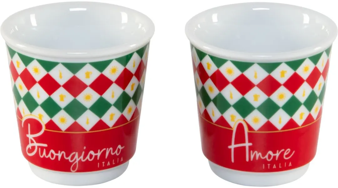 Bialetti Mini Express Espressokoker Tricolore Damier - afbeelding 3 van 4