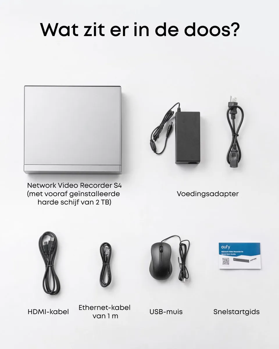 Eufy S4 T8N00341 NVR - Zwart - afbeelding 6 van 6