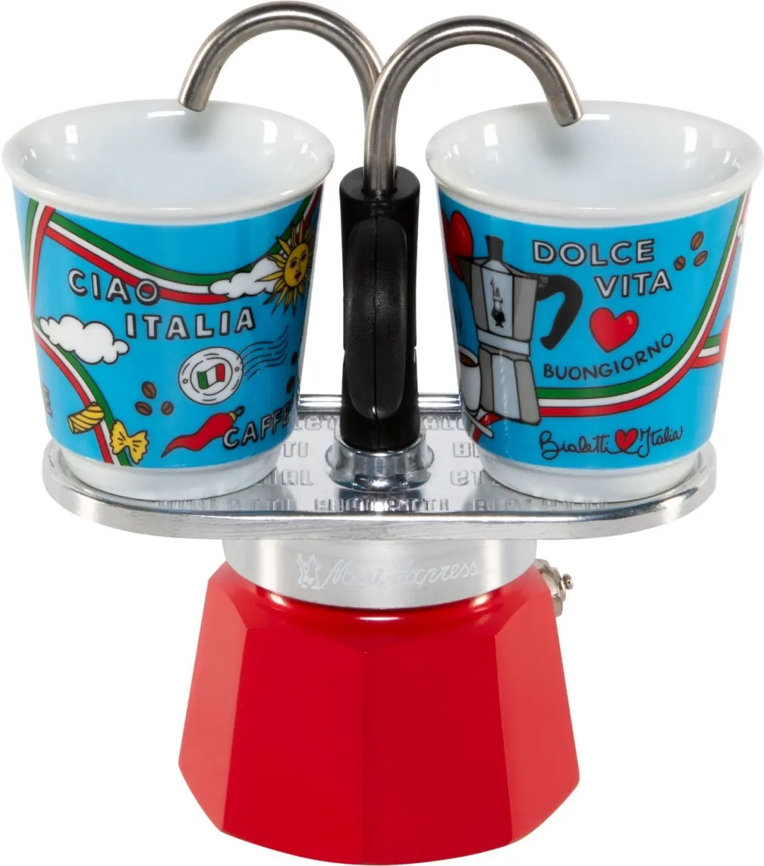 Bialetti Mini Express Ciao Italia Espressopot Set