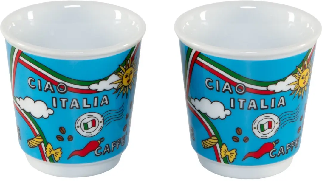 Bialetti Mini Express Ciao Italia Espressopot Set - afbeelding 2 van 3