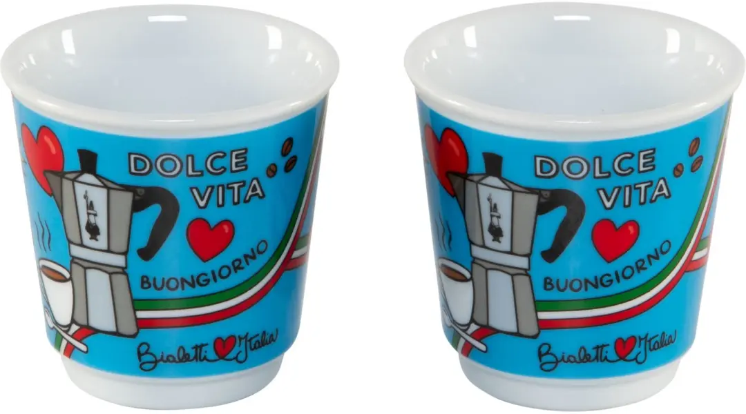 Bialetti Mini Express Ciao Italia Espressopot Set - afbeelding 3 van 3
