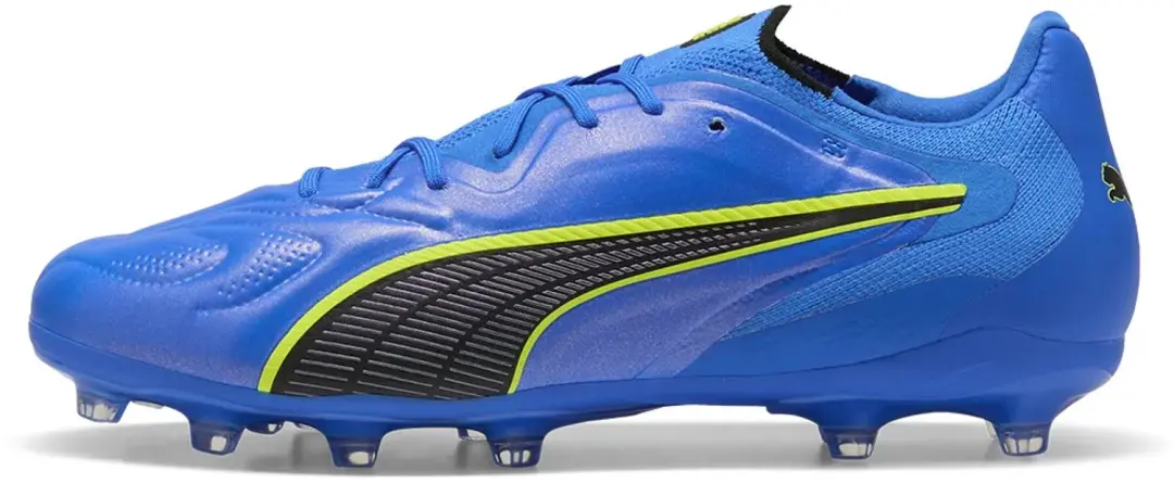 PUMA King 20 Pro FG/AG Voetbalschoenen - Blauw - 42 1/2 - afbeelding 3 van 6
