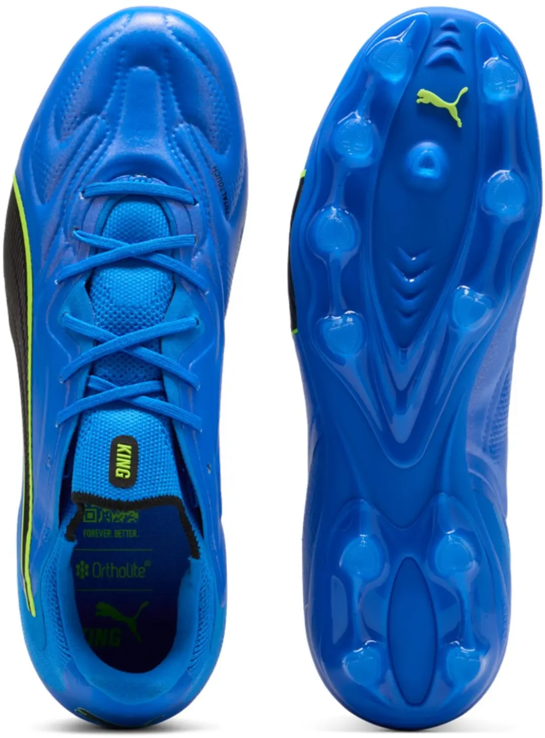 PUMA King 20 Pro FG/AG Voetbalschoenen - Blauw - afbeelding 6 van 6
