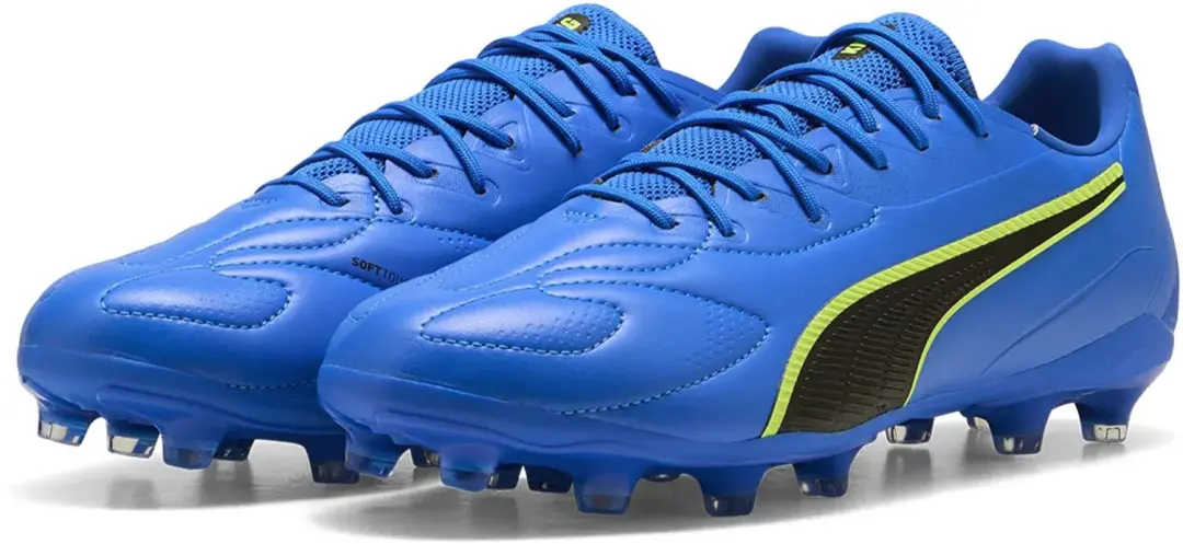 PUMA King 20 Match FG/AG Voetbalschoenen - Blauw - afbeelding 2 van 4