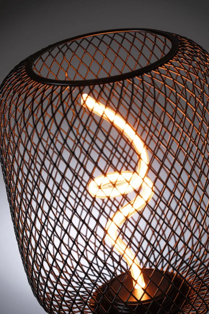 Paulmann Metallic Glow Ampoules LED 4W 1800K - Zwart - afbeelding 6 van 6