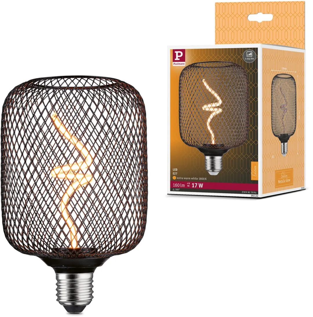 Paulmann Metallic Glow Ampoules LED 4W 1800K