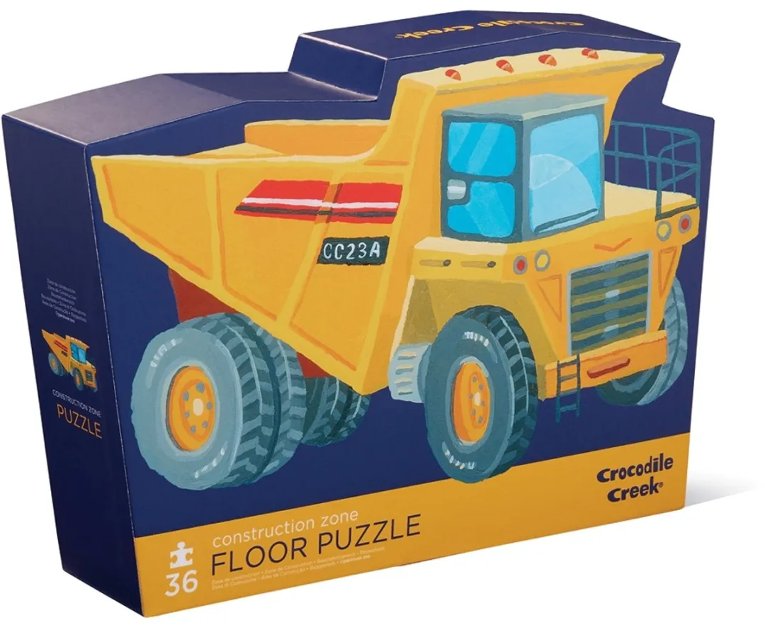 Crocodile Creek Bulldozer Puzzel 36 Stuks