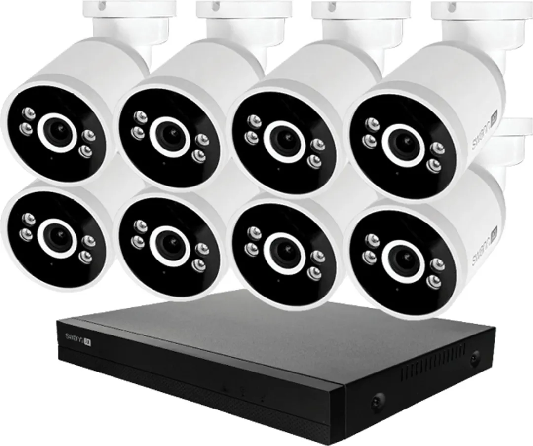 Swann AdvancedX SWNVK-16ADVANX8B-EU Beveiligingscamera - 8x 4K Spotlight Bullet - 2TB NVR