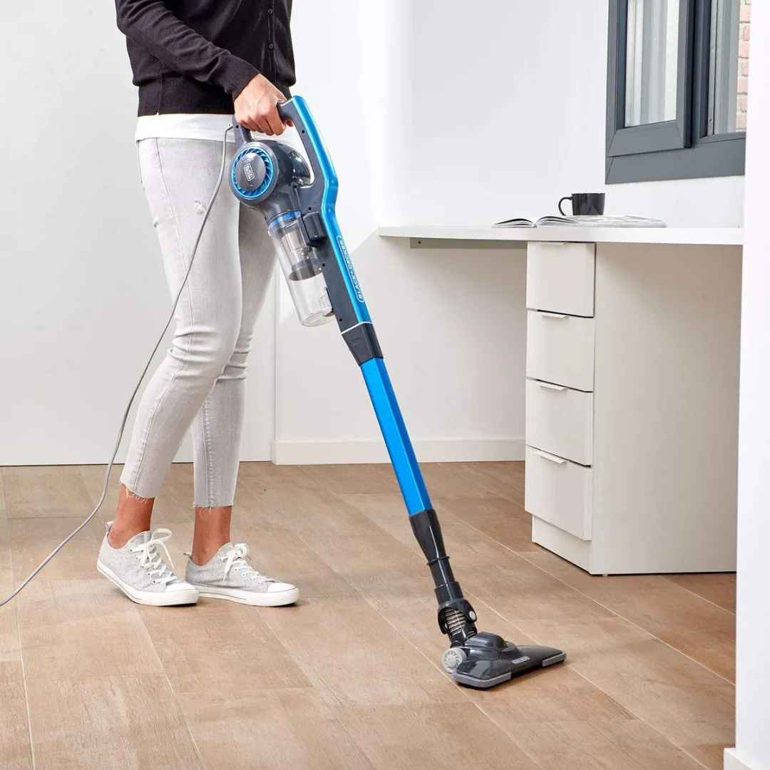 BLACK+DECKER BXVMS600E Steelstofzuiger 600W - Blauw