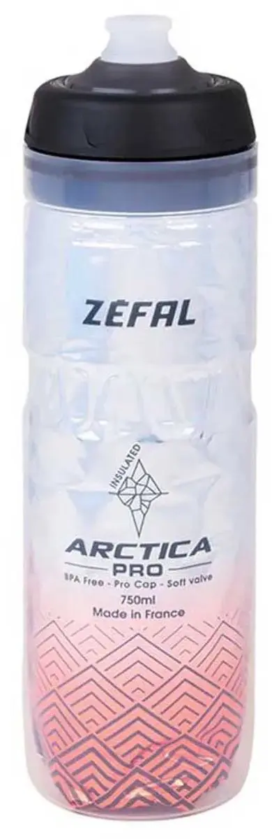 Zefal Arctica 75 Bidon - 750ml - Rood/Zilver - afbeelding 2 van 2