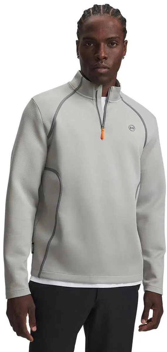 Under Armour Drive Midlayer 1/4 Ritssluiting Titanium