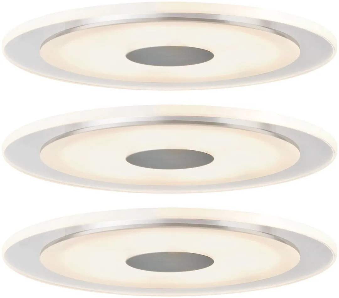 Paulmann Whirl LED-inbouwlamp Basisset 3x6,9W 450lm 3000K - 3 Stuks