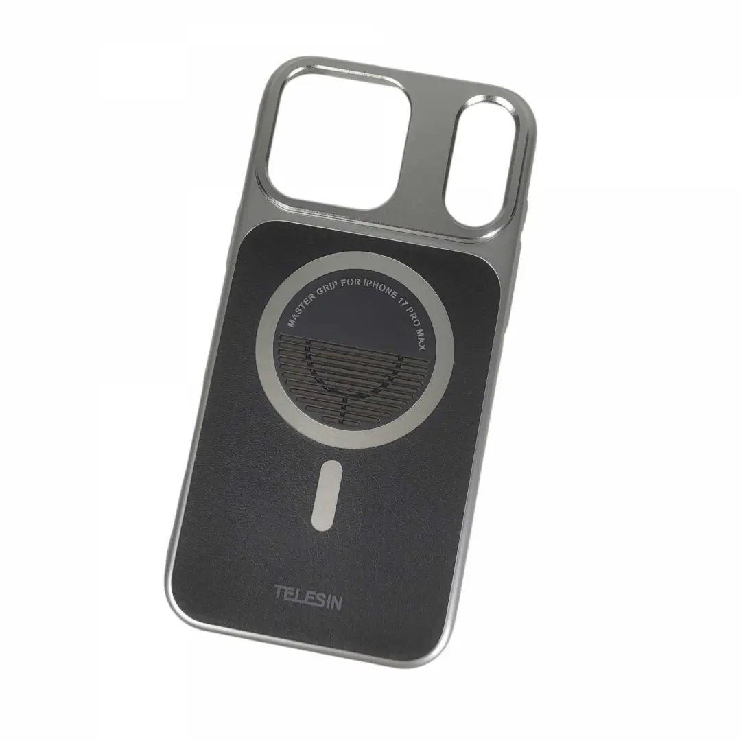 Telesin iPhone 17 Pro Hoesje voor filter/lens - Zwart/Grijs - afbeelding 3 van 4