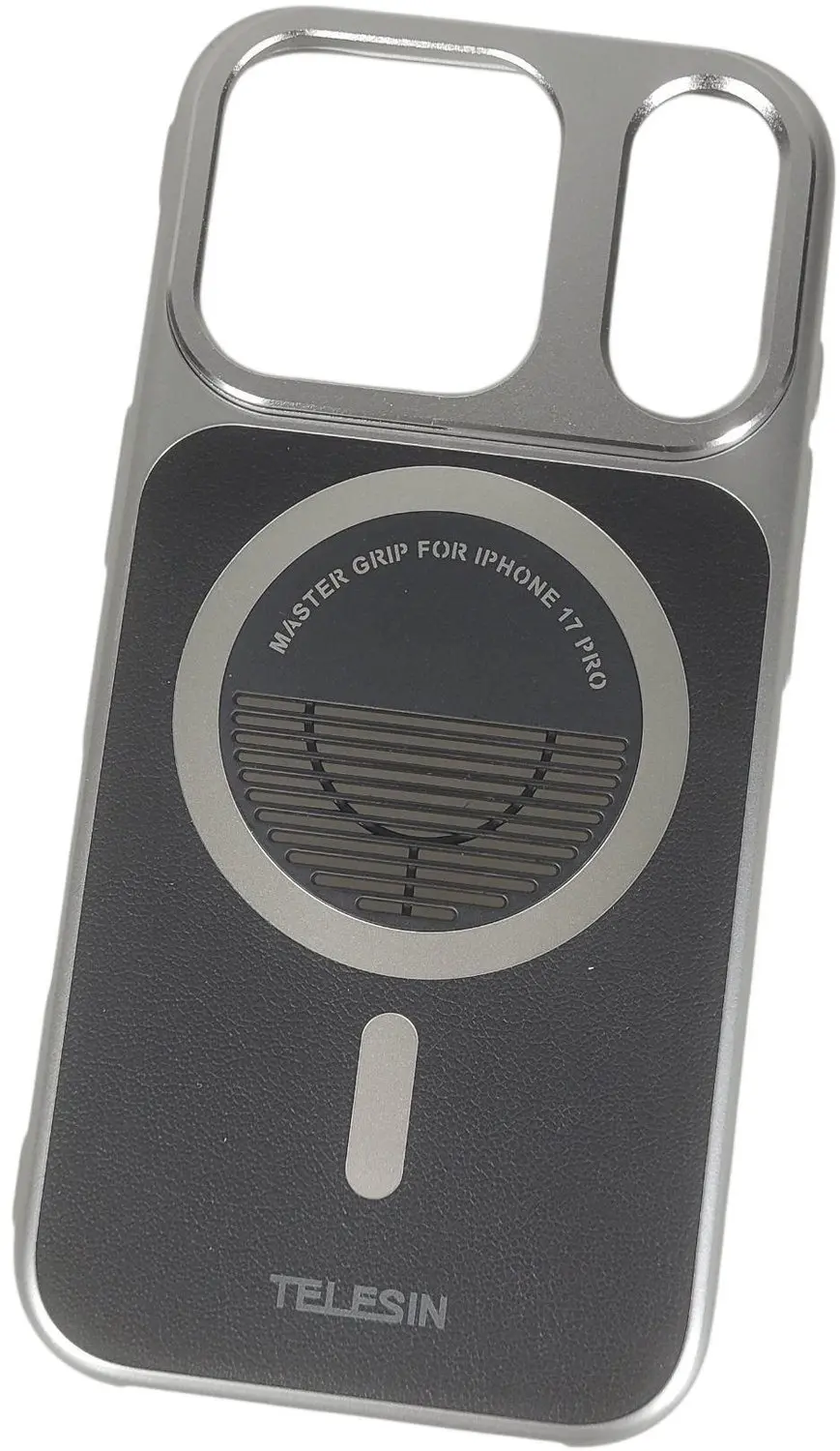 Telesin iPhone 17 Pro Hoesje voor filter/lens - Zwart/Grijs - afbeelding 2 van 4