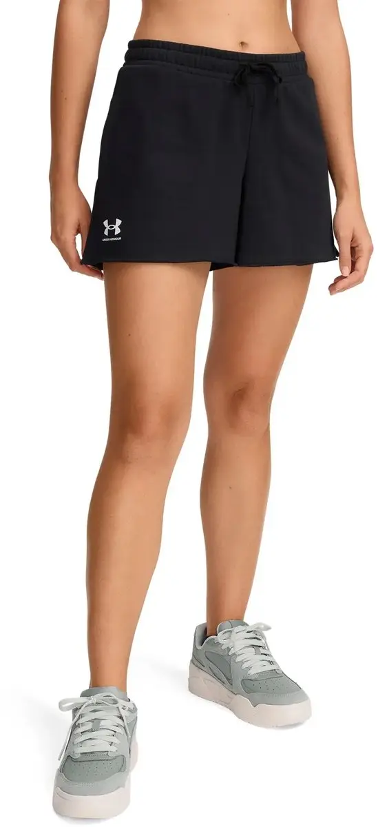 Under Armour Rival Terry Short Dames - Zwart - afbeelding 6 van 6