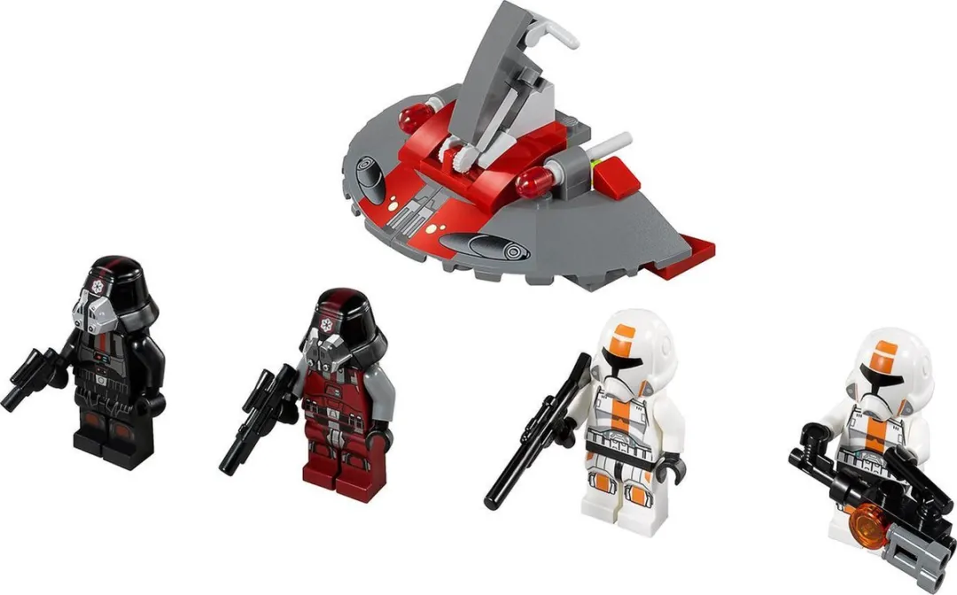 LEGO Star Wars Republic vs. Sith Troopers 75001 - 4 Minifiguren - afbeelding 2 van 6