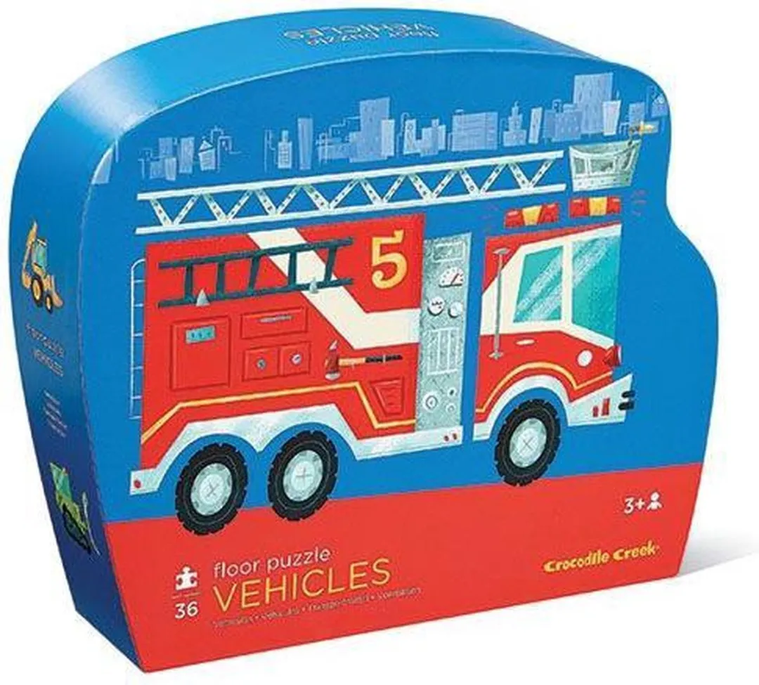 Crocodile Creek Brandweer Puzzel 36 Stuks - Multicolor