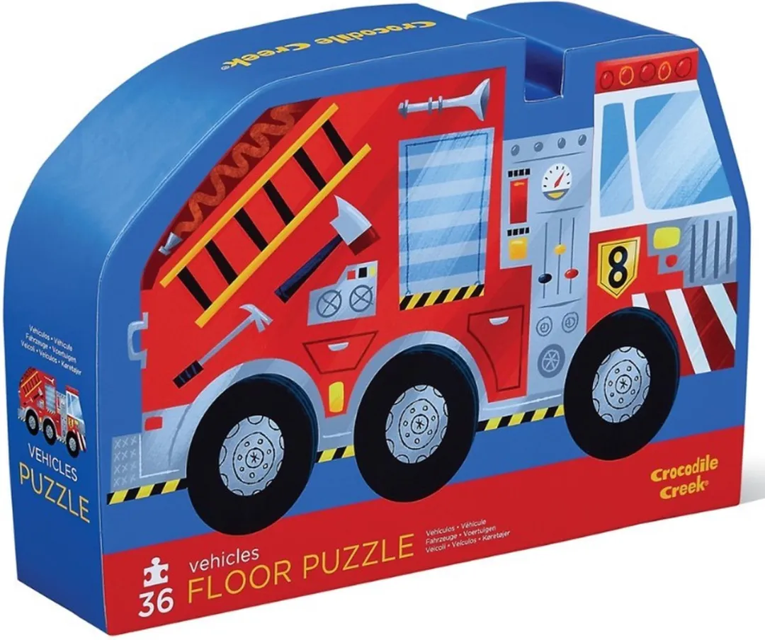Crocodile Creek Brandweer Puzzel 36 Stuks - Multicolor