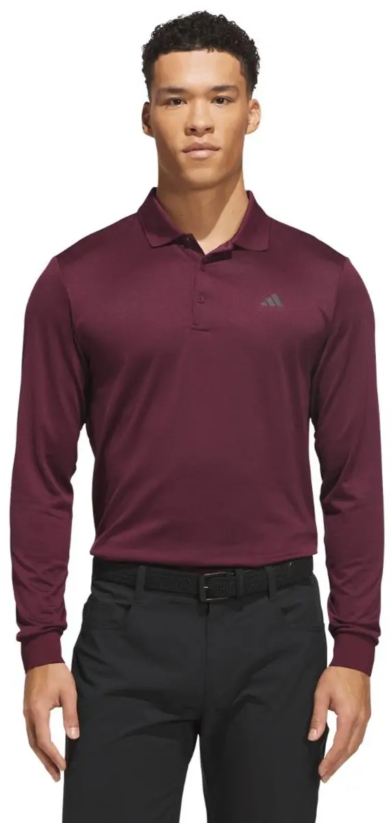 adidas Ultimate 365 Lange Mouwen Polo - Bordeaux - XXL - afbeelding 3 van 6