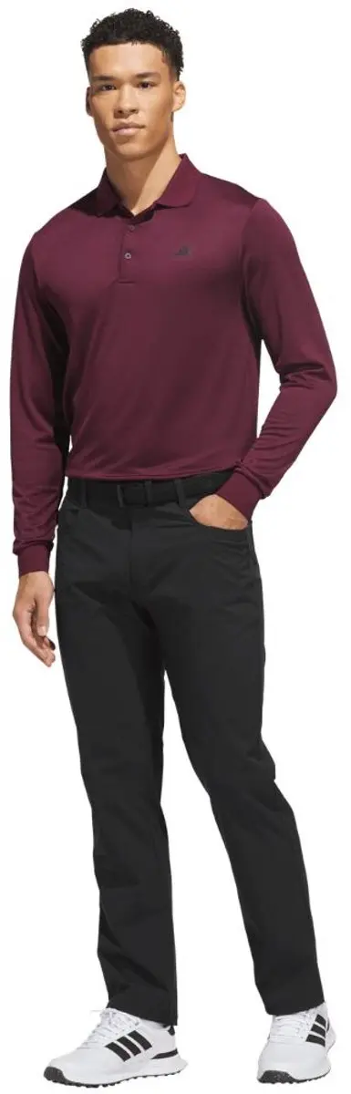 adidas Ultimate 365 Lange Mouwen Polo - Bordeaux - XXL - afbeelding 4 van 6