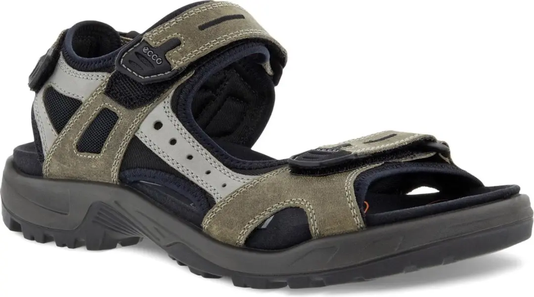 ECCO Offroad Heren Sandalen - Beige/Grijs/Zwart - 46 - afbeelding 4 van 6
