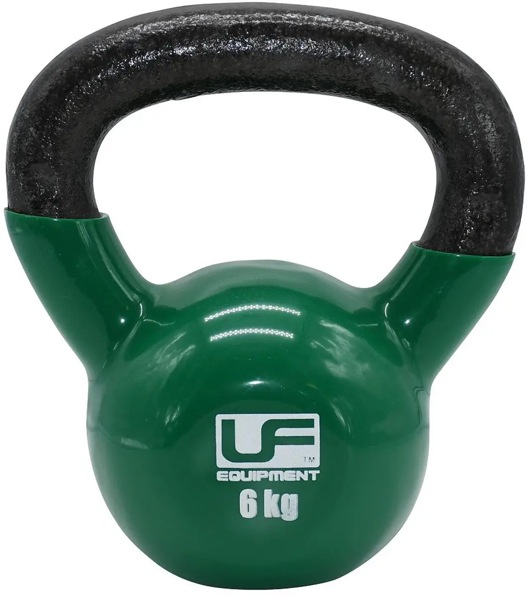 Urban Fitness Gietijzeren Kettlebell UFW072 - 6kg - Groen - afbeelding 2 van 2